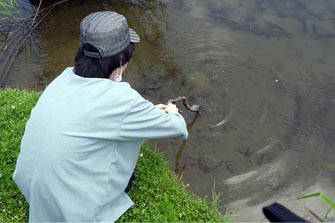 ドキドキ しのつ湖釣り体験！