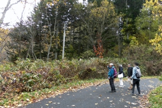 長官山で山歩き体験