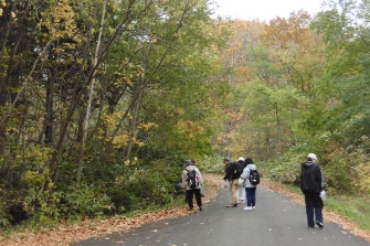 長官山で山歩き体験