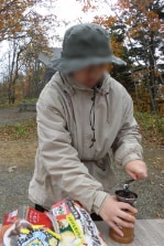 長官山で山歩き体験