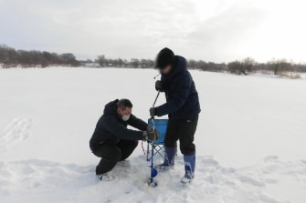 ワカサギ釣り体験
