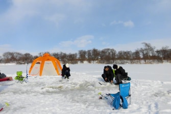ワカサギ釣り体験