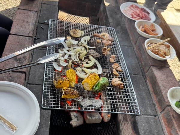 北広島自然の森キャンプ場でBBQ&自然散策