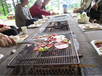 栗山公園へBBQに行きました