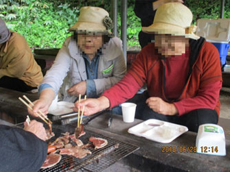 栗山公園へBBQに行きました