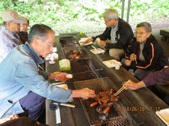 栗山公園へBBQに行きました